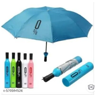 Mini Bottle Umbrella, 6 Vibrant Colors, Portable Sun and Rain Protection