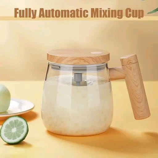 Self-Stirring Coffee Mug 400ml – Borosilicate, Rechargeable - Image 4