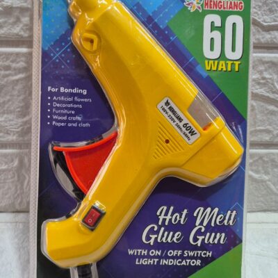 Mini Hot Glue Gun With 1 Gule Stick and a cutter, 60W Hot Glue Gun with 1 pc Free Glue Stick(random color)