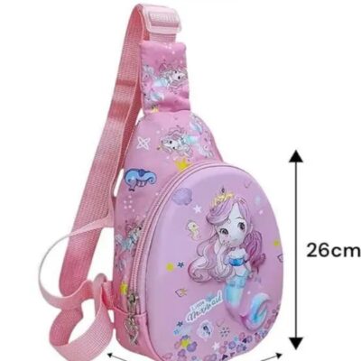Crossbody Backpack Shoulder Chest Bag (Pack Of 1) | Crossbody Sling Bag For Kids | Birthday Return Gift | Crossbody Bag For Outdoor, Travel, Picnic | Messenger Bag For Boys & Girls