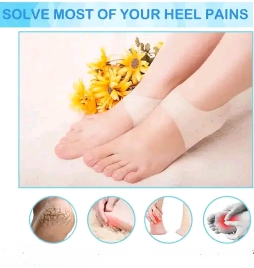 2 Pcs Combo Silicone Reusable Heel Protector for Men & Women - Image 3
