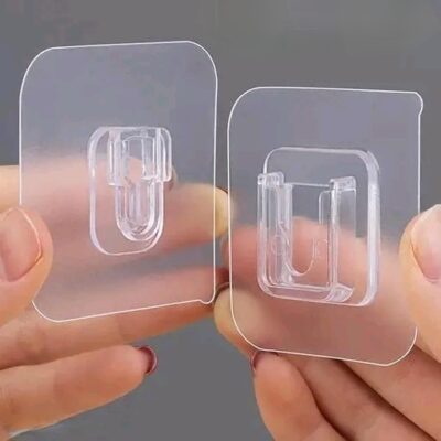 4 Pair Self Adhesive Male Female sticker Hooks