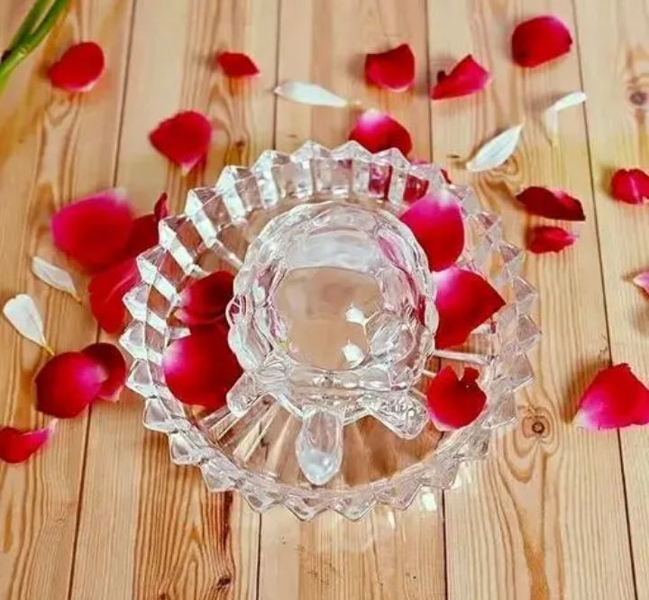 Crystal Turtle with Plate for Good Luck - Image 4